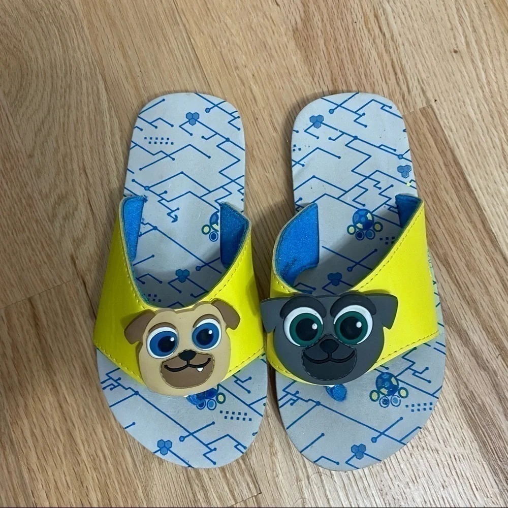 Puppy Dog Pals Flip Flops Sz 11 Toddler Disney